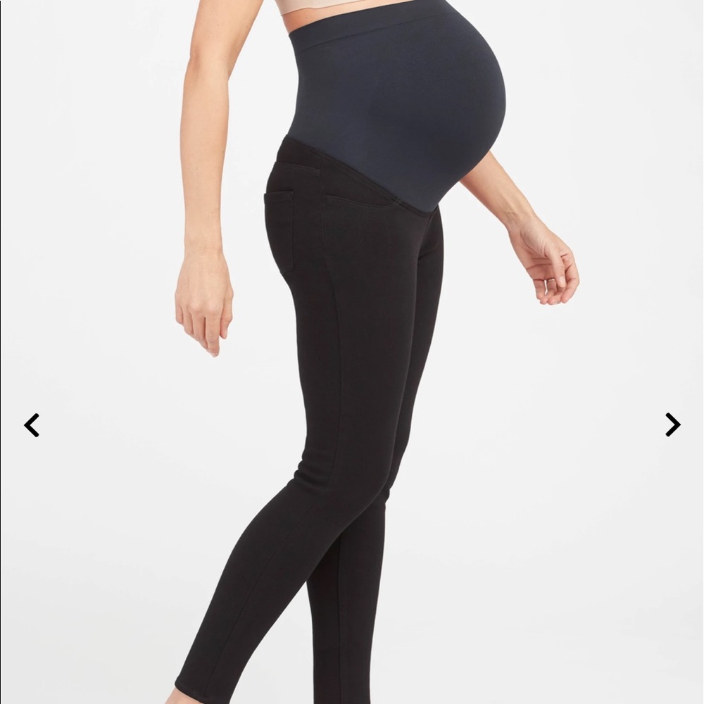 SPANX Black Maternity Jeggings